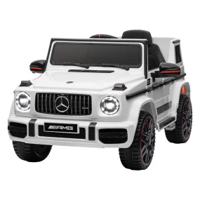 Mercedes-Benz Kids Ride On Car Electric AMG G63 Licensed Remote Cars 12V White