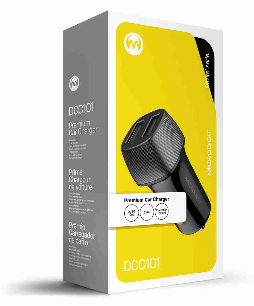 Microdigit - Premium Car Charger DCC101