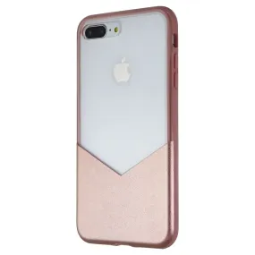 Milk and Honey Hybrid Case for Apple iPhone 8 Plus/iPhone 7 Plus - Clear / Pink