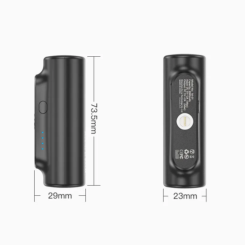 Mini Magnetic 3000mAh Capsule
Mobile Magnetic Portable Power Bank