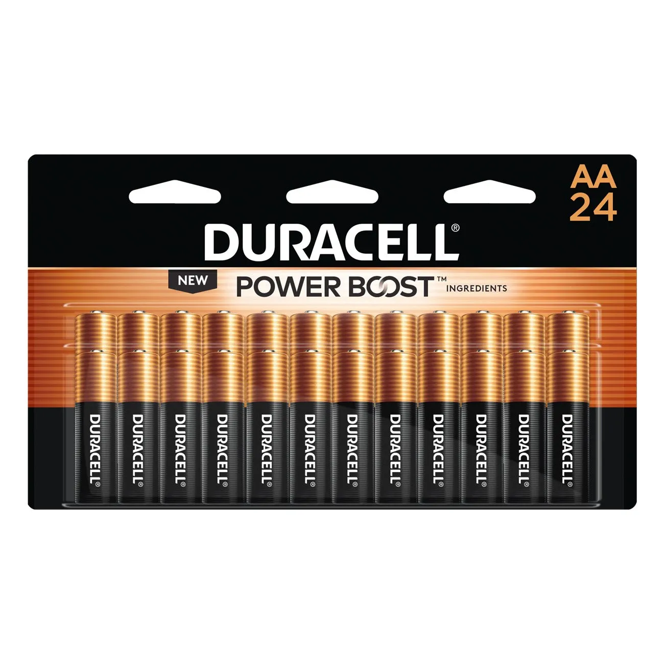 MN15R24DWZ17 Duracell, MN1500 Alkaline Battery, AA, Coppertop, 24PK