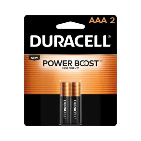 MN2400B2Z Duracell, MN2400 Alkaline Battery, AAA, Coppertop, 2PK