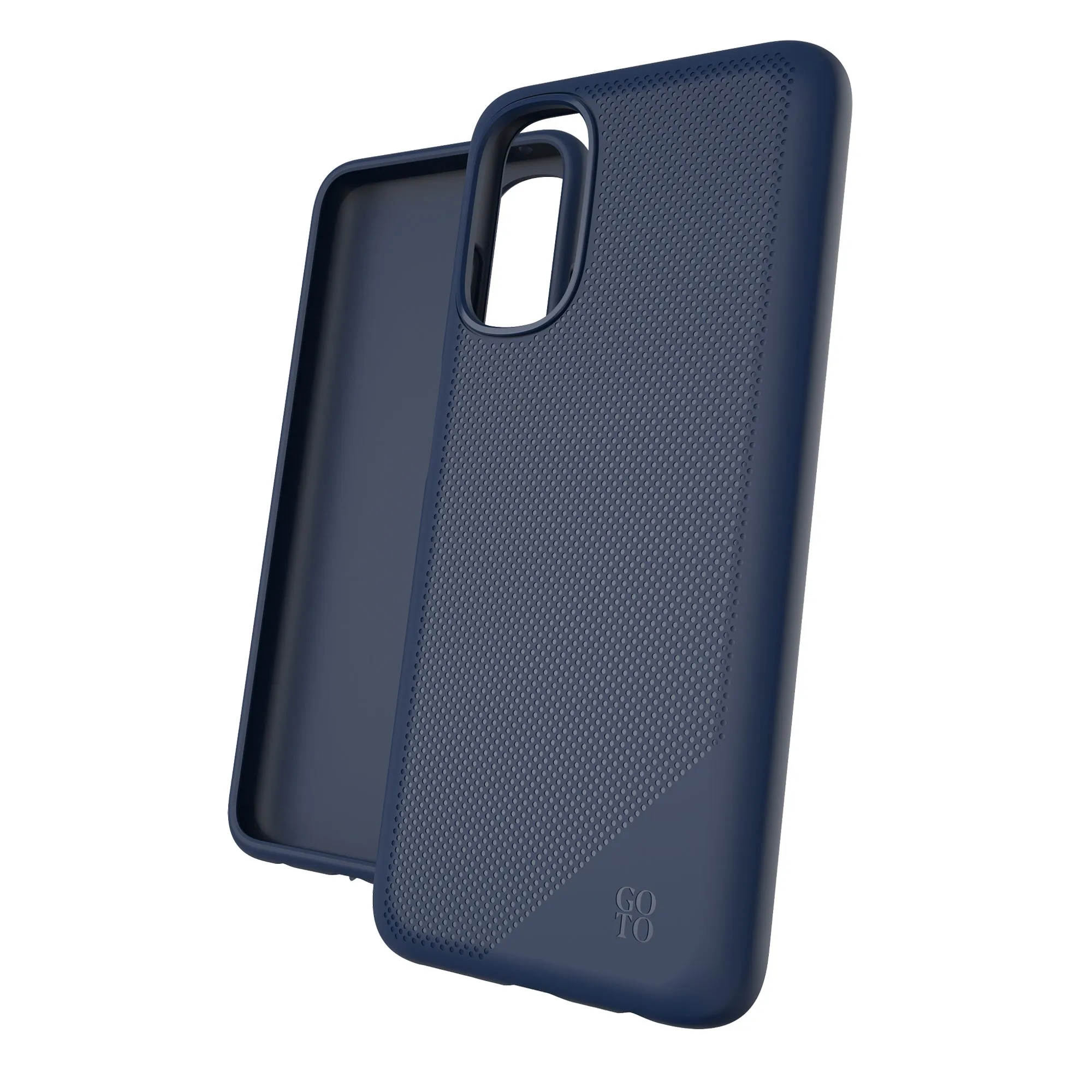 Motorola moto g 5G Dot 45 Case Navy Blue