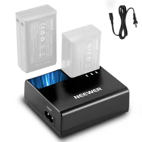 NEEWER NC2-Z1 Dual Slot Battery Charger Kit for Z2 Z1 Z760 Z880