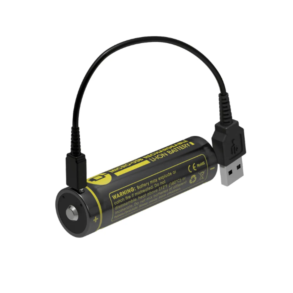 Nitecore NL1826R 18650 Micro-USB Rechargeable Li-Ion Battery 2600mAh