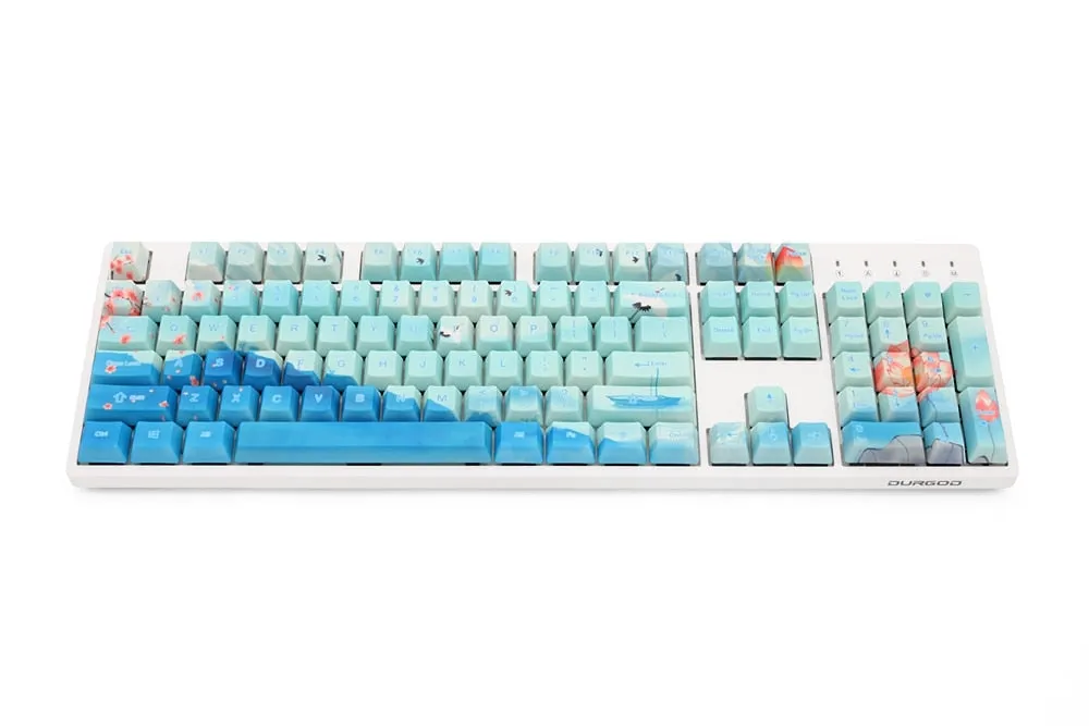 OMO OEM profile all over Dye Sub Keycap beautiful scenery for gh60 87 104 tkl ansi