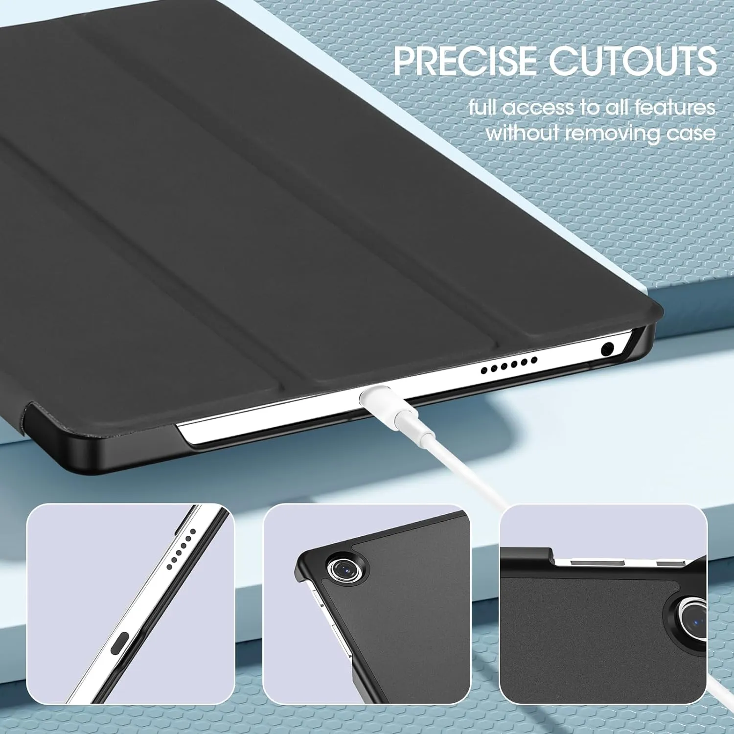 Onn. 11" Tablet Pro 2023 Slim Hard Folio Case | ProCase