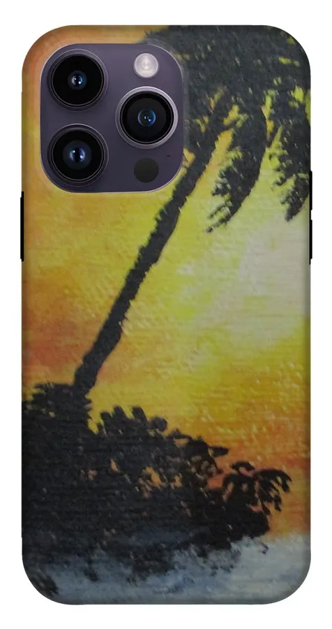 Palm Sunset - Phone Case