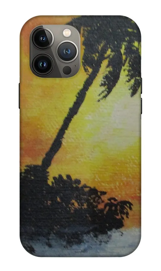 Palm Sunset - Phone Case