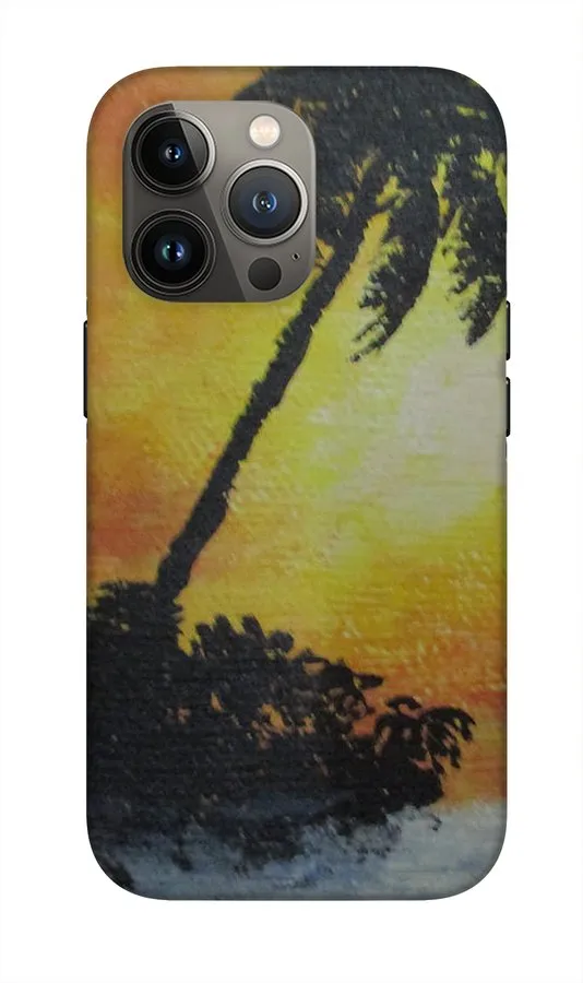 Palm Sunset - Phone Case