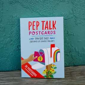 Pep Talk Postcard Book