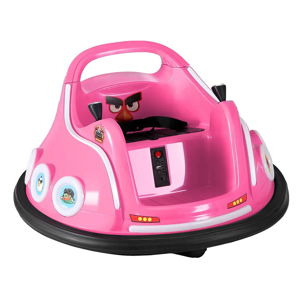 Pink Electric Kids Ride On Bumper Car - Remote, Lights | Rigo