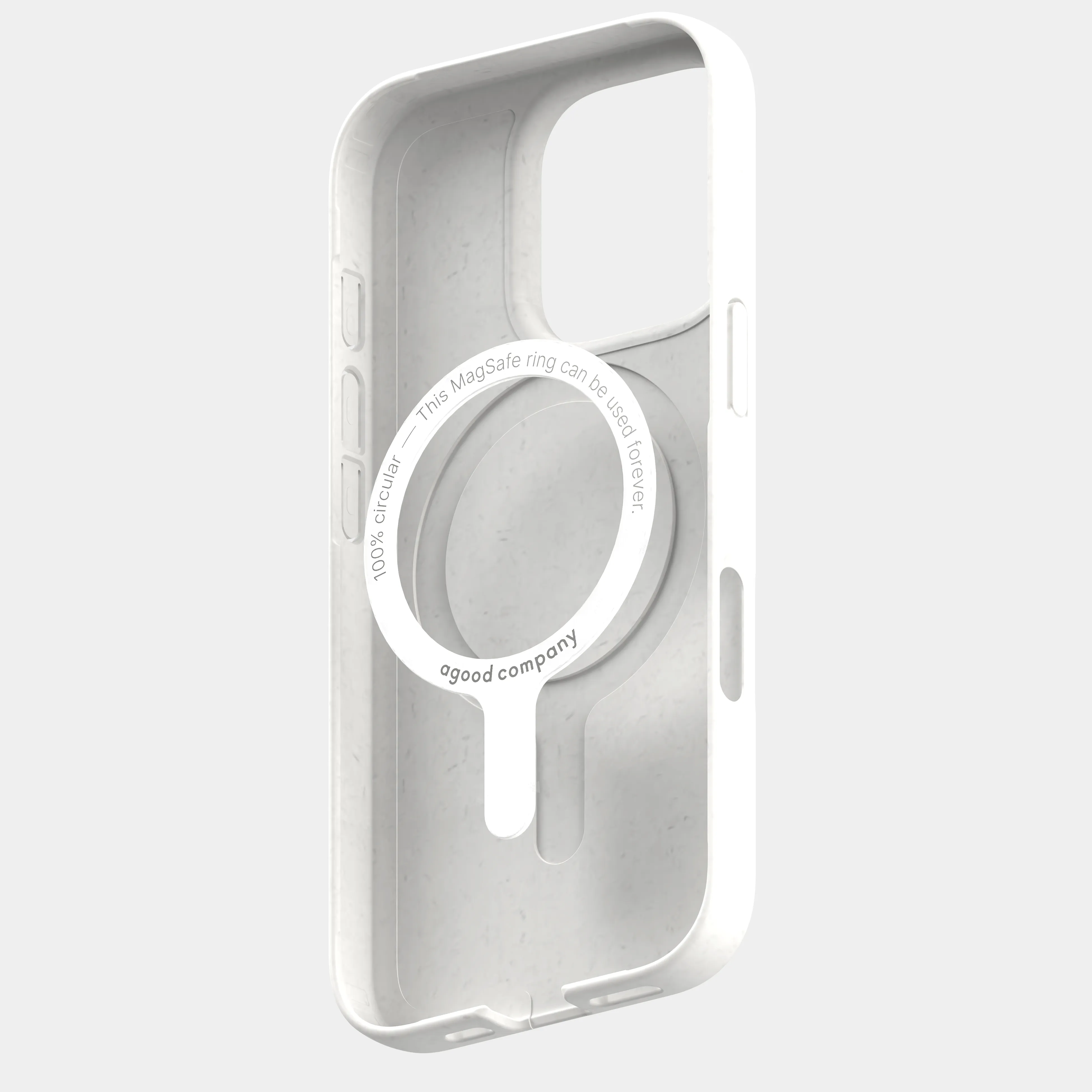 Plant-based Phone Case White with MagSafe & FREE Cable | PLNTPRTCT™