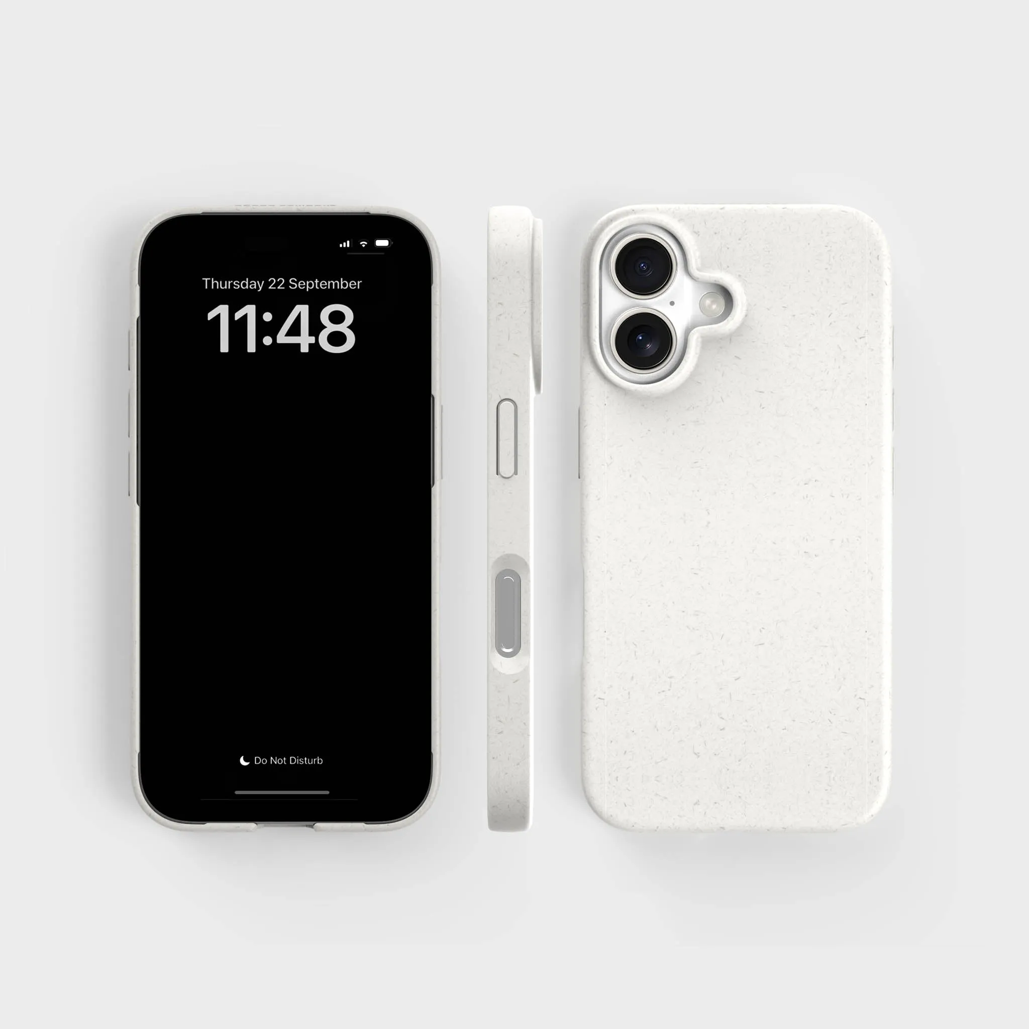 Plant-based Phone Case White with MagSafe & FREE Cable | PLNTPRTCT™