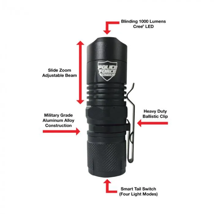 Police Force Mini Tactical L2 LED Flashlight