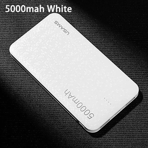 Power bank Ultra Slim 5000 mAh Powerbank for iPhone Mobile Phone