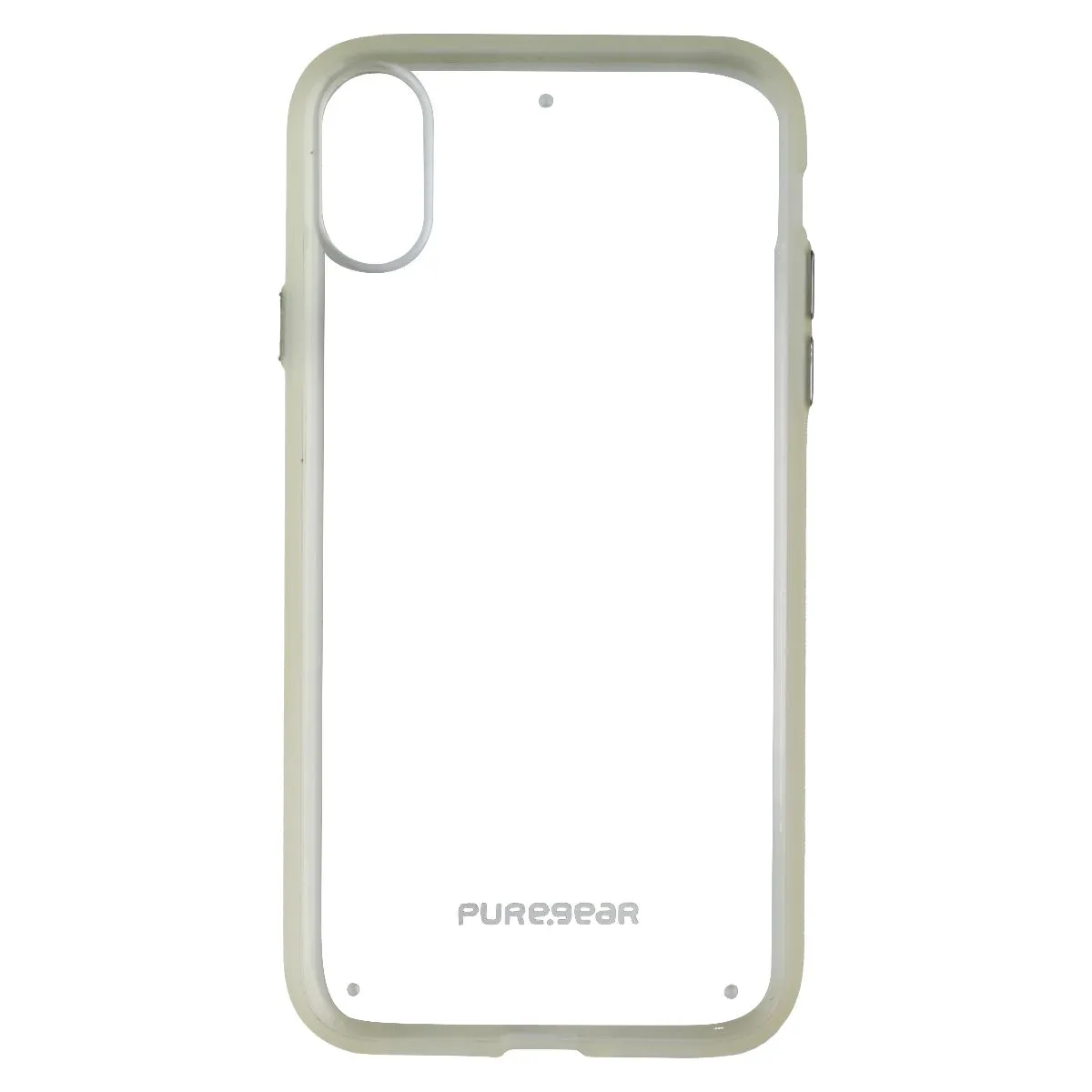 PureGear Slim Shell Series Hard Case for Apple iPhone XR - Clear/Frost