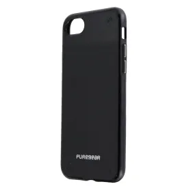 PureGear Slim Shell Series Protective Case Cover for iPhone 8 7 - Black