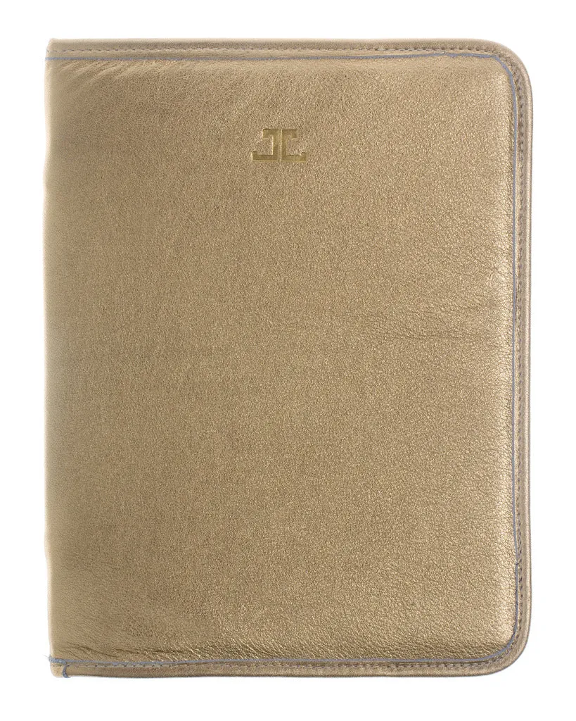 Quincy iPad Case, Gold   Fuchsia