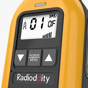 Radioddity FS-T2 / PR-T2 [1 Pair] | NOAA | License-free | USB Charging | CTCSS/DCS