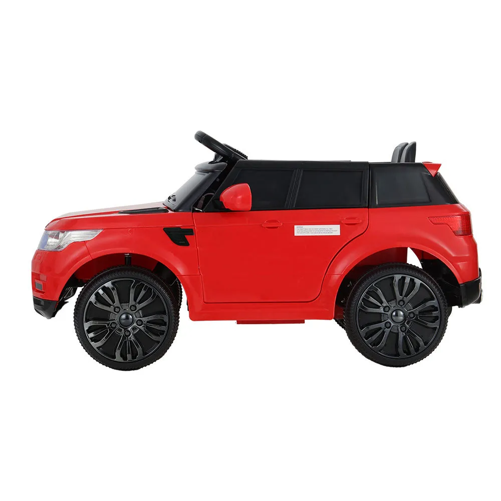 Red 12V Kids Ride On SUV w/ Remote, Music & Safety - Rigo