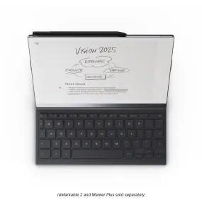 reMarkable Type Folio Keyboard Cover for reMarkable 2 Paper Tablet (Ink Black)