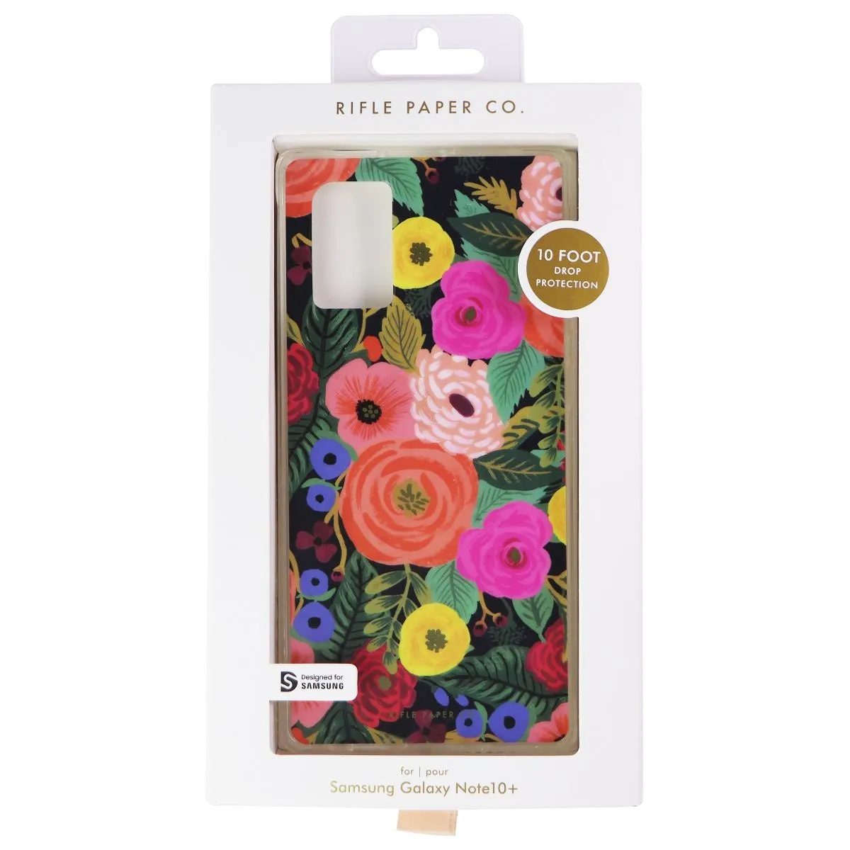 Rifle Paper Co. Hybrid Case for Samsung Galaxy (Note10 ) - Floral/Juliet Rose