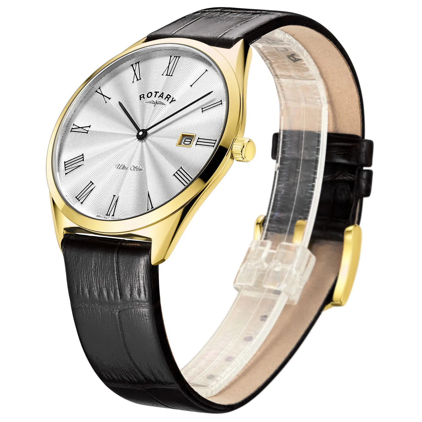 Rotary Ultra Slim Men's Gold Watch GS08013/01