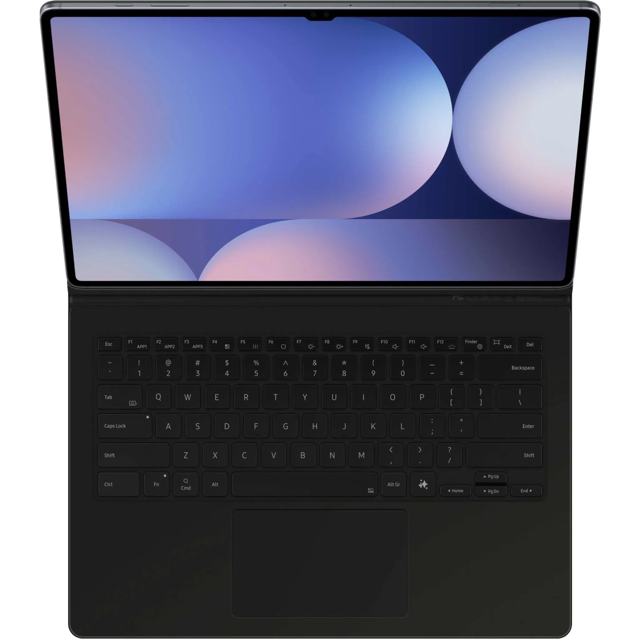 Samsung Book Cover Keyboard with Ai Key for Tab S10 Ultra (Black)