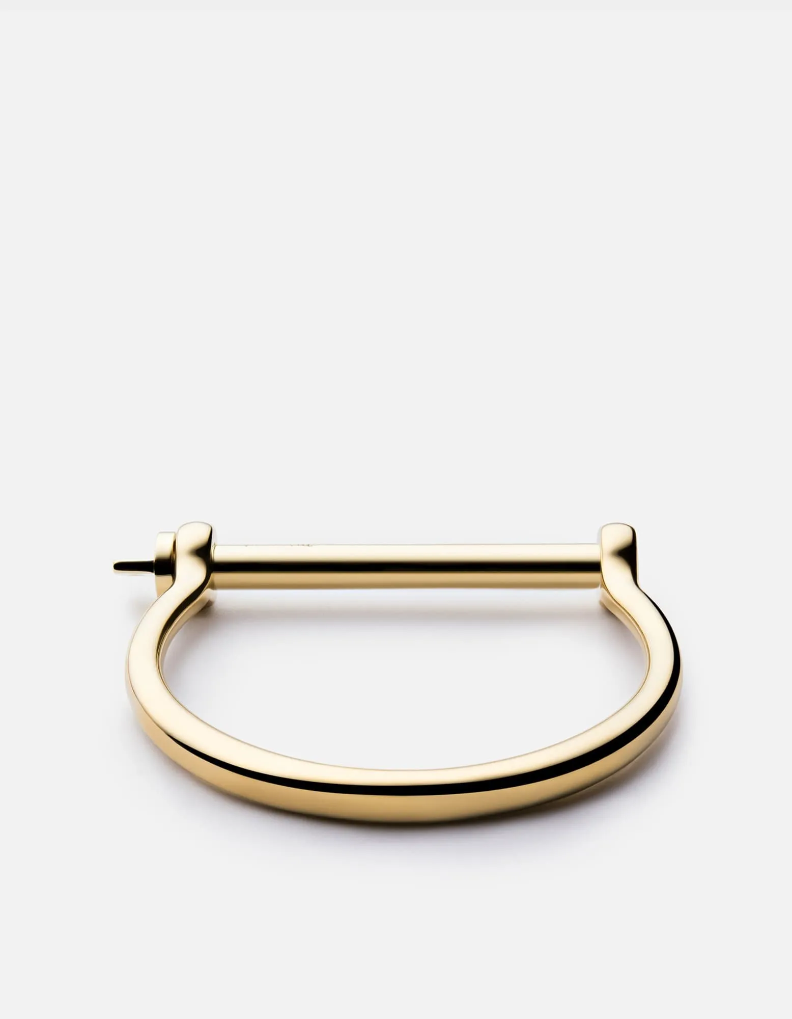 Screw Cuff, 14k Gold