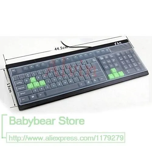 Silicone Keyboard Protector Cover for Computer Keyboards