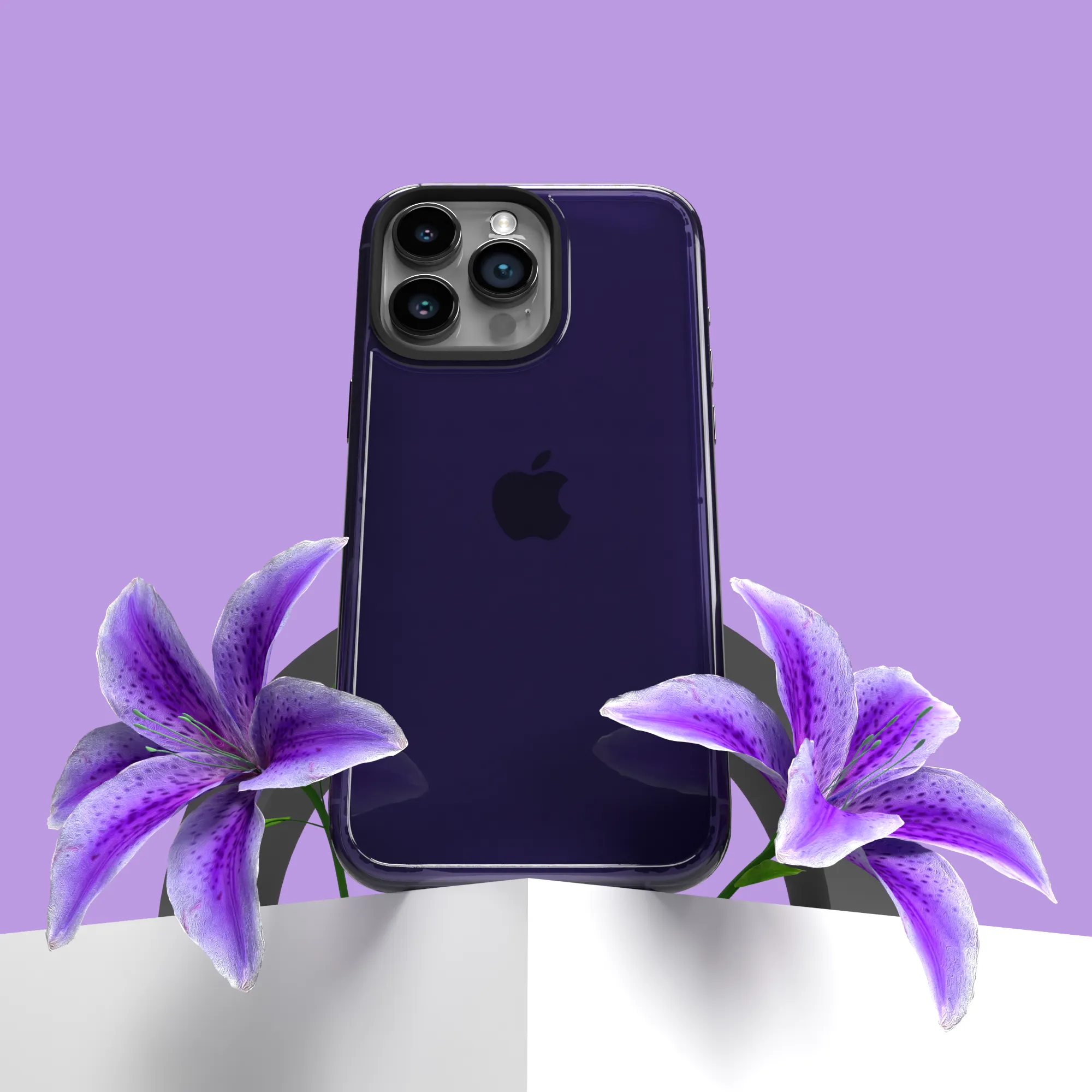 Slim TPU Case for Apple iPhone 15 Pro | Midnight Lilac | Altitude Series