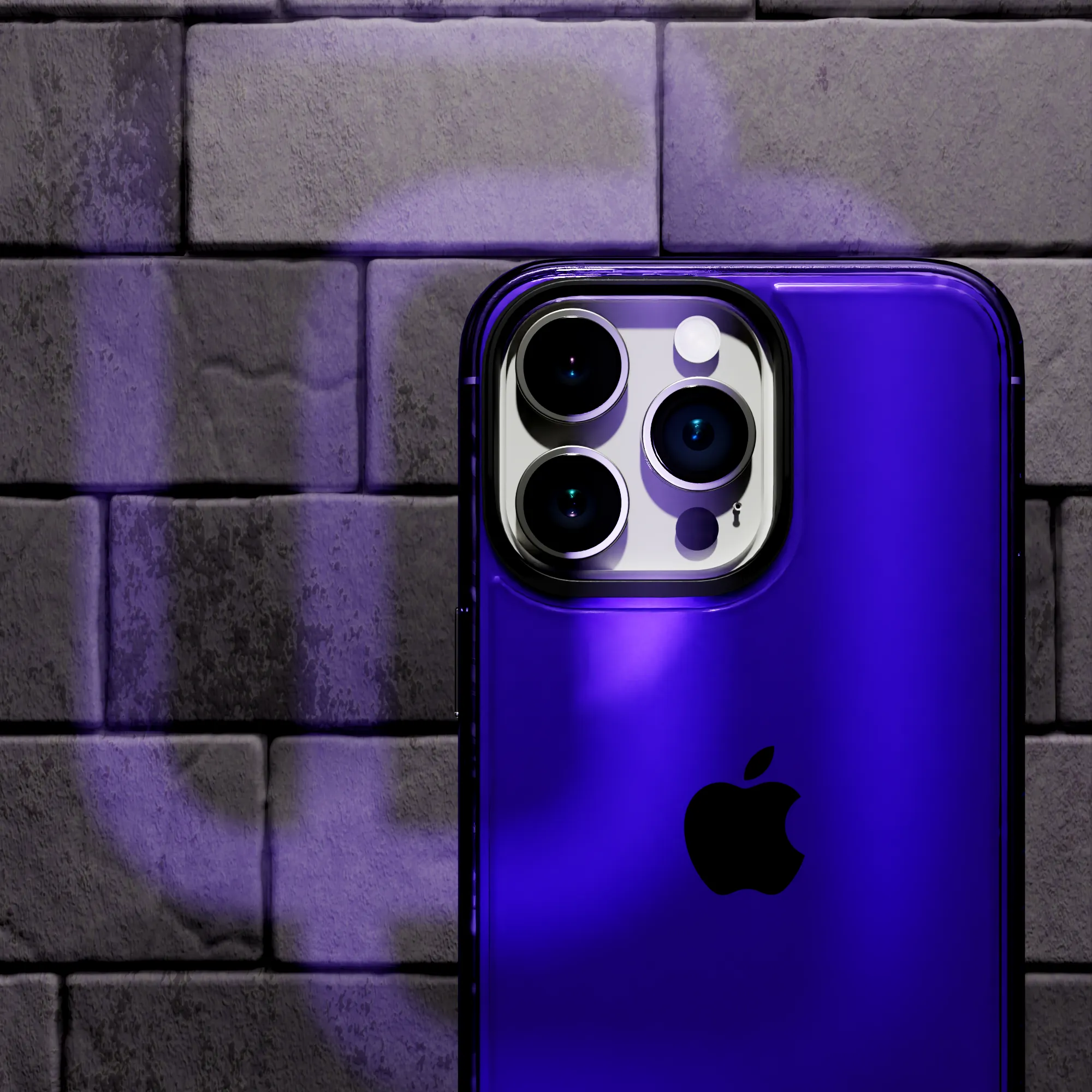 Slim TPU Case for Apple iPhone 15 Pro | Midnight Lilac | Altitude Series