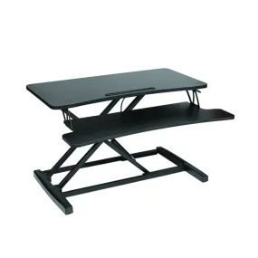 Stand Desk for Laptop and Keyboard Adjustable Black