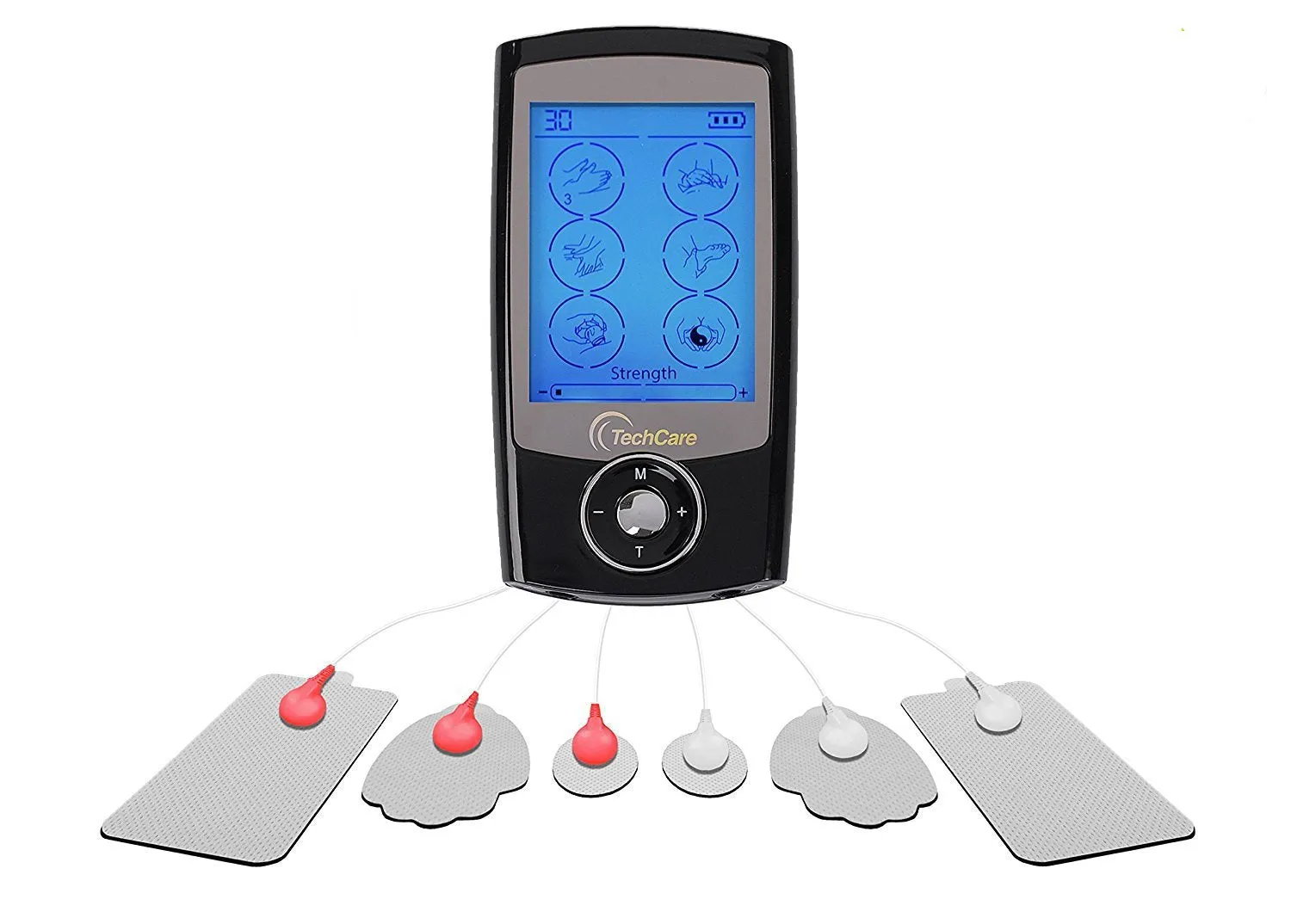 TechCare Pro TENS Unit 24 Modes   6 Pads