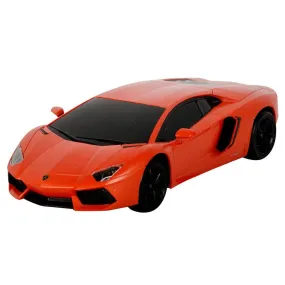 TurboS 1:24 Remote Controlled Lamborghini Aventador Coupe Licensed, Red