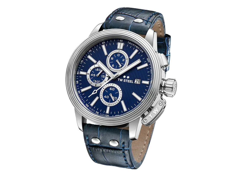 TW Steel Watch Men's CEO Adesso Chronograph CE7007 Blue