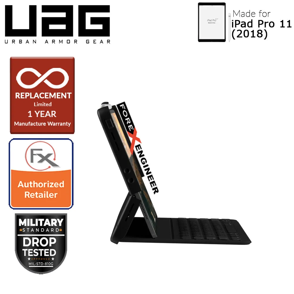 UAG Scout Series for iPad Pro 11 inch 2018 - Compatible with Smart Keyboard Folio - Black