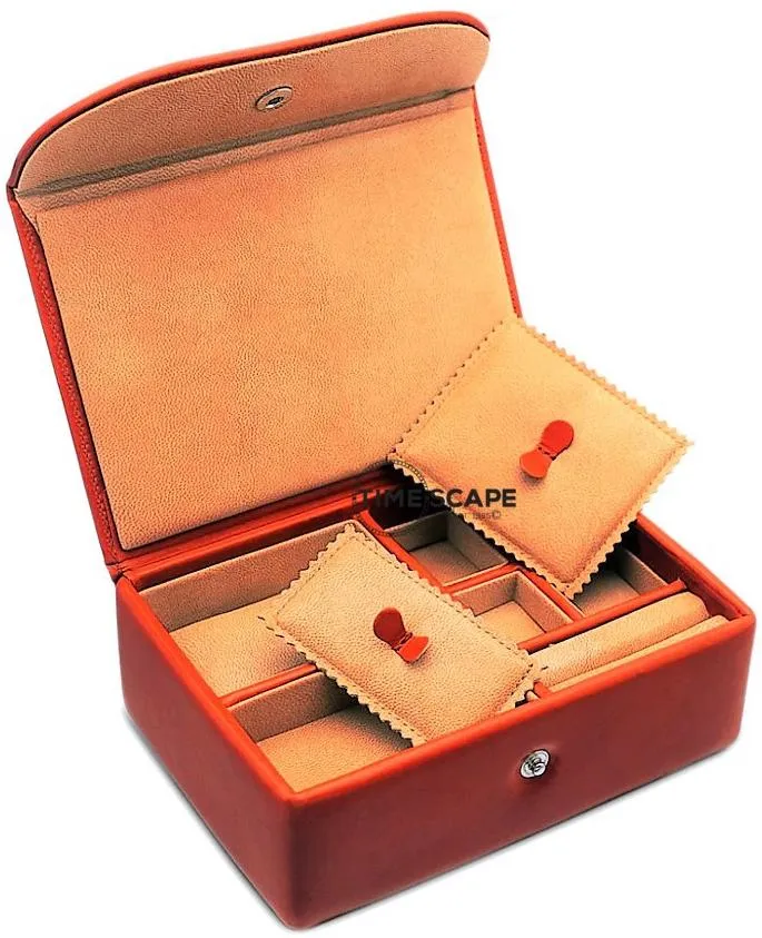 UNDERWOOD (LONDON) - Small Leather Watch & Jewelry Box | UN216/TAN