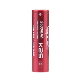 Vapcell 18650 Battery - K25 2500mAh