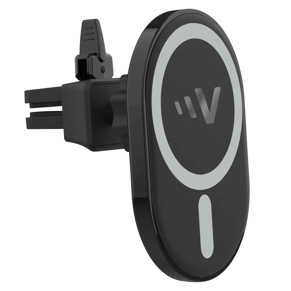 Ventev 15W Magnetic Wireless Car Charger Mount Black by Ventev