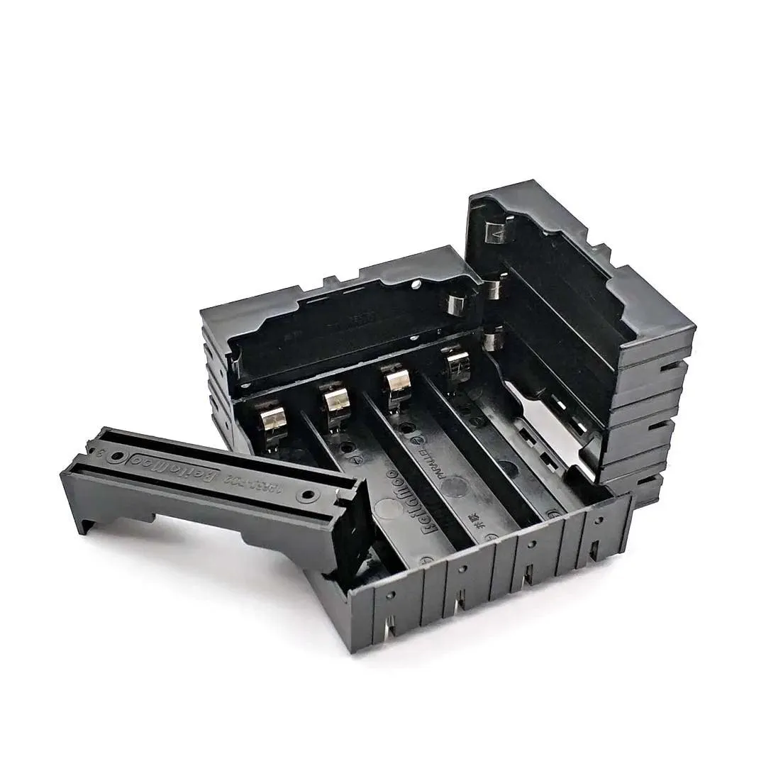 Versatile ABS 18650 Battery Holder Cases for DIY Power Banks - 1 to 4 Slot Options