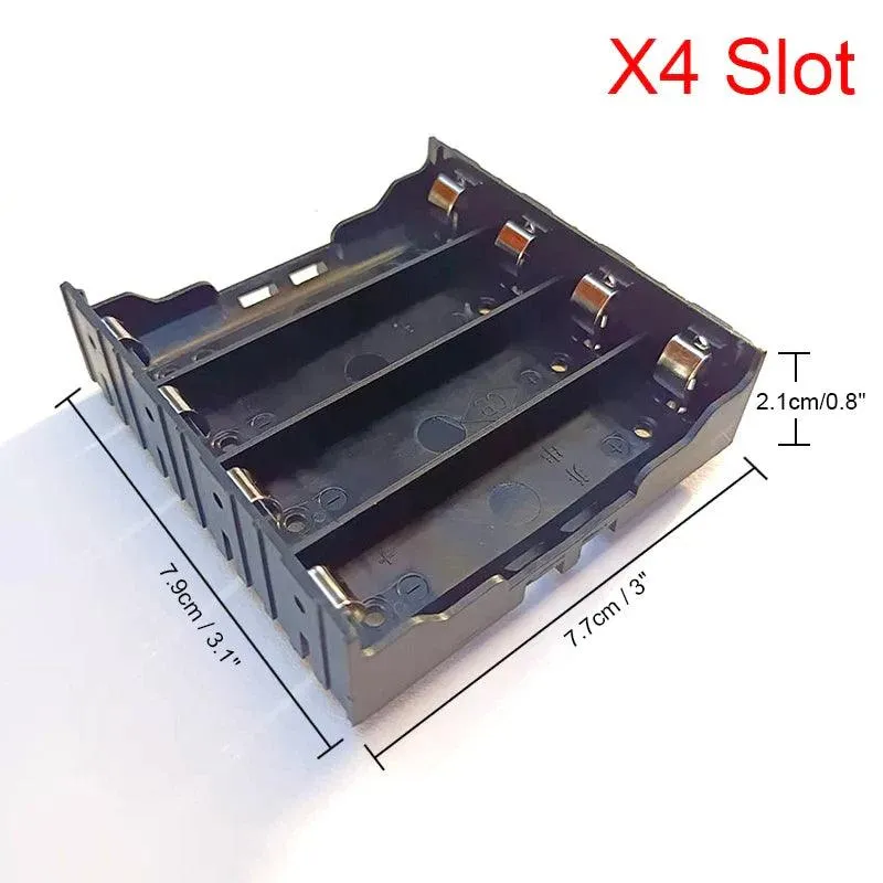 Versatile DIY ABS 18650 Battery Holder Cases for Custom Power Solutions