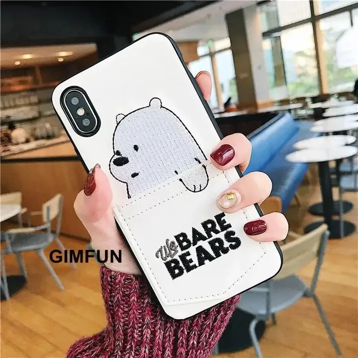 We Bare Bear Pockets iPhone Case