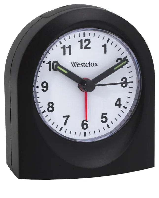 Westclox 47312 Alarm Clock, Black Case :EA: QUANTITY: 1