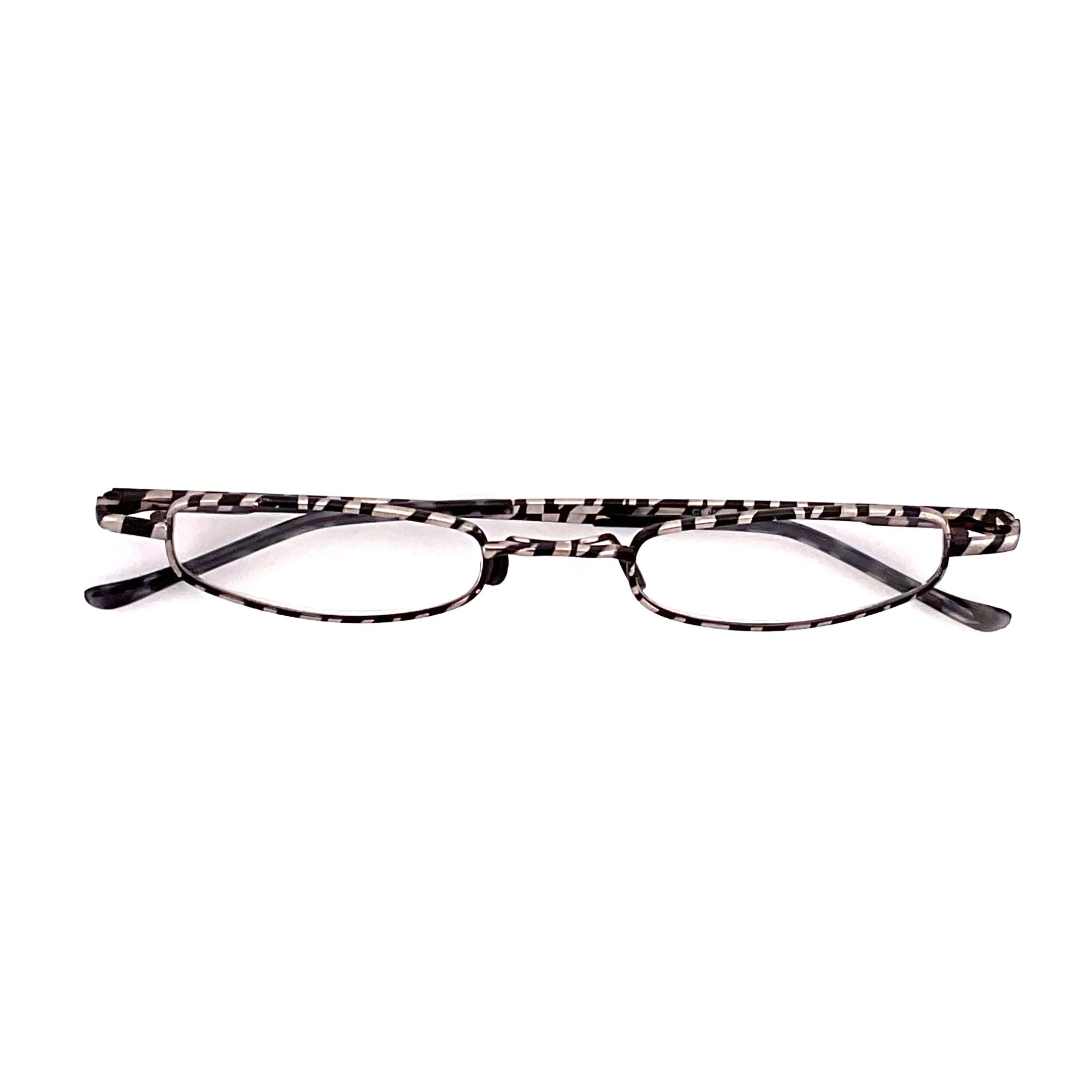 Wildlife Metal Tube Readers Tiger, Zebra, Leopard, Giraffe Print Reading Glasses