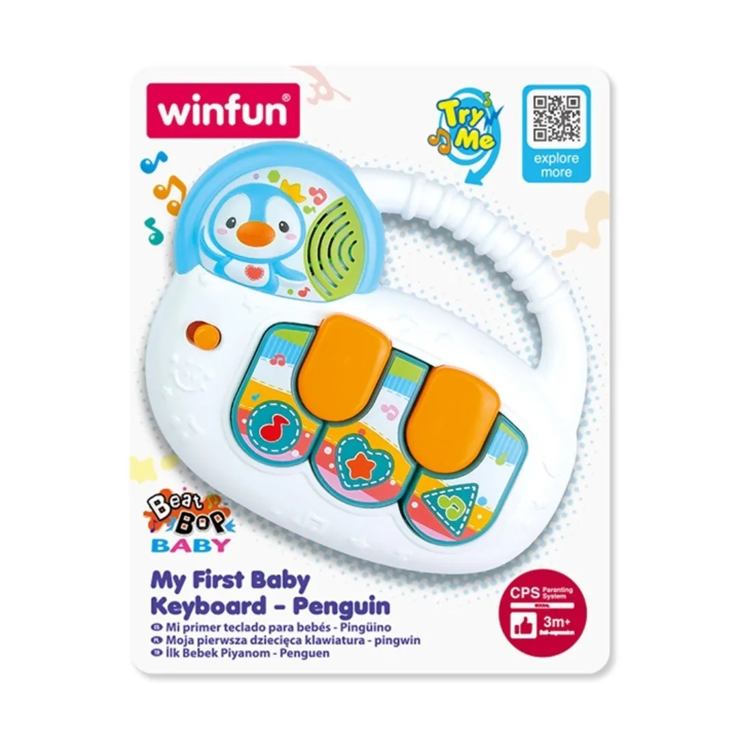 WinFun My First Baby Keyboard Piano Tunes Penguin Shape