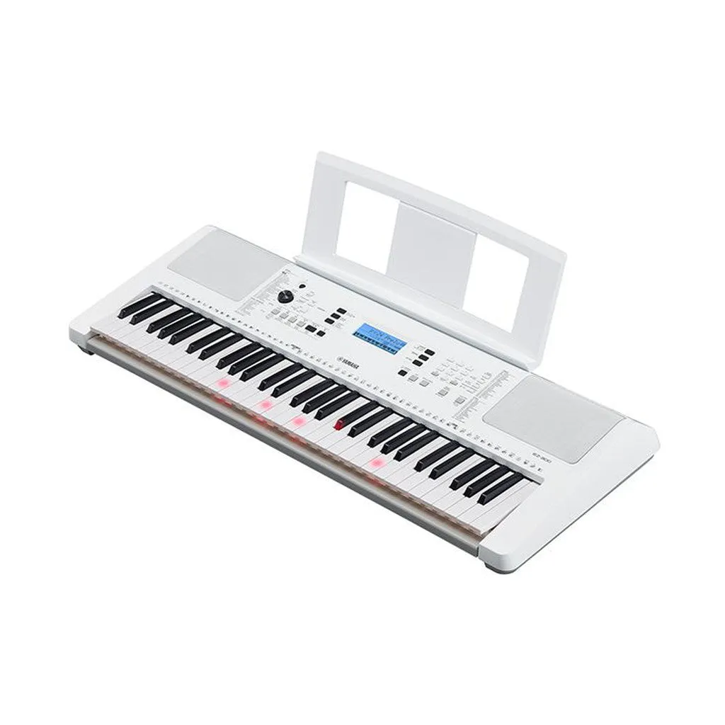 Yamaha EZ300 61-key Portable Keyboard with Lighted Keys and PA130 Power Adapter