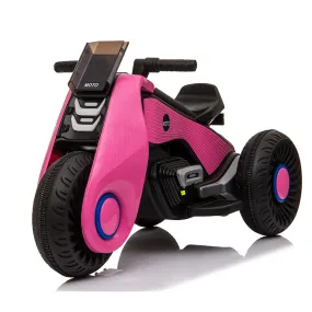 YIWA Kids Electric Motorcycle 3 Wheels Double Drive 6V 4.5a.H Children Motorcycle without RC