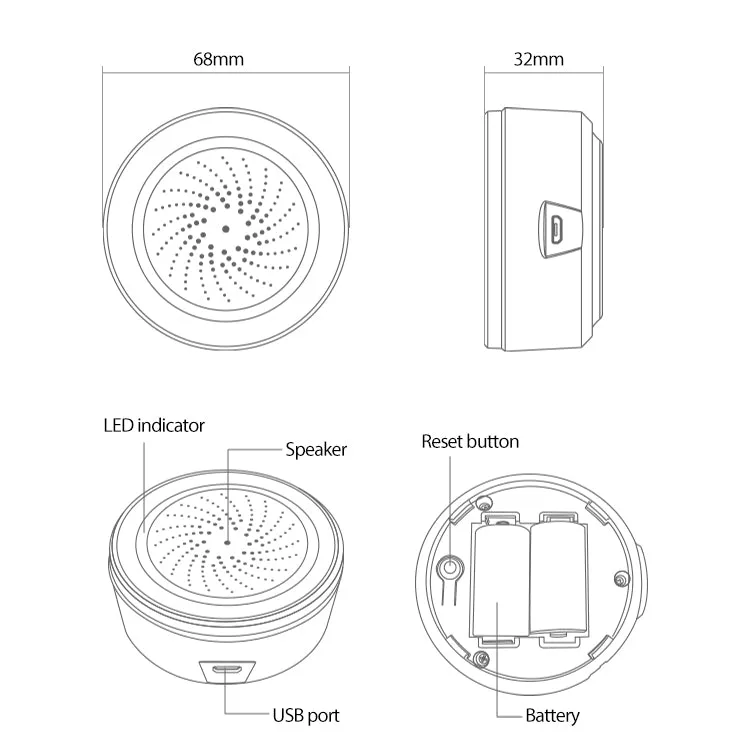 Zigbee siren alarm packs some punch